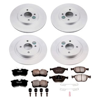 PowerStop® - Z17 Evolution Geomet® Plain Front and Rear Brake Kit