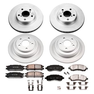 PowerStop® - Z17 Evolution Geomet® Plain Front and Rear Brake Kit
