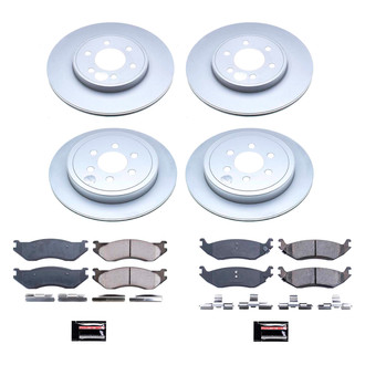 PowerStop® - Z17 Evolution Geomet® Plain Brake Kit