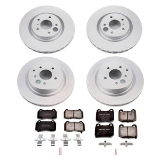 PowerStop® - Z17 Evolution Geomet® Plain Front and Rear Brake Kit