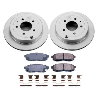 PowerStop® - Z17 Evolution Geomet® Plain Rear Brake Kit