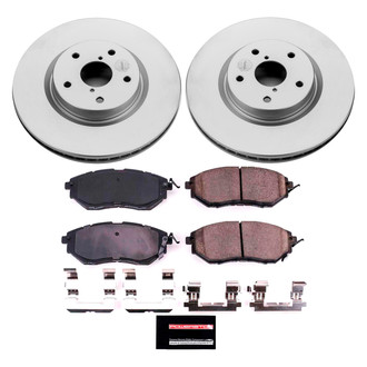 PowerStop® - Z17 Evolution Geomet® Plain Front Brake Kit