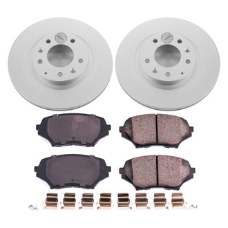 PowerStop® - Z17 Evolution Geomet® Plain Front Brake Kit