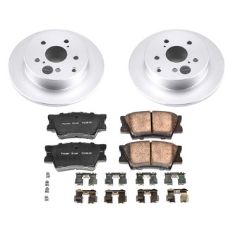PowerStop® - Z17 Evolution Geomet® Plain Rear Brake Kit