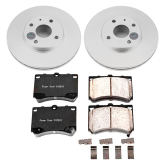 PowerStop® - Z17 Evolution Geomet® Plain Front Brake Kit