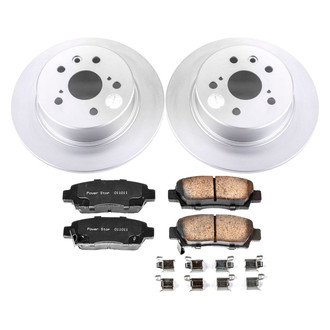 PowerStop® - Z17 Evolution Geomet® Plain Rear Brake Kit