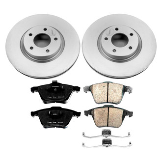 PowerStop® - Z17 Evolution Geomet® Plain Front Brake Kit