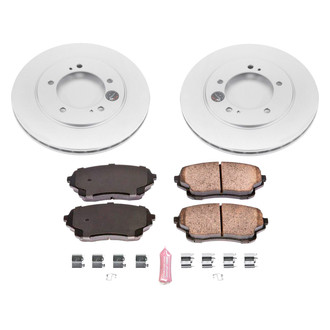PowerStop® - Z17 Evolution Geomet® Plain Front Brake Kit