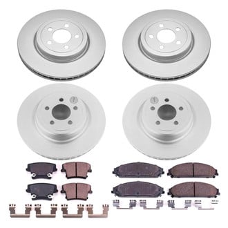 PowerStop® - Z17 Evolution Geomet® Plain Front and Rear Brake Kit