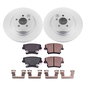 PowerStop® - Z17 Evolution Geomet® Plain Rear Brake Kit
