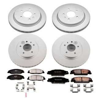 PowerStop® - Z17 Evolution Geomet® Plain Front and Rear Brake Kit