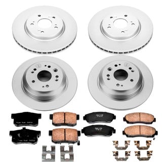 PowerStop® - Z17 Evolution Geomet® Plain Front and Rear Brake Kit