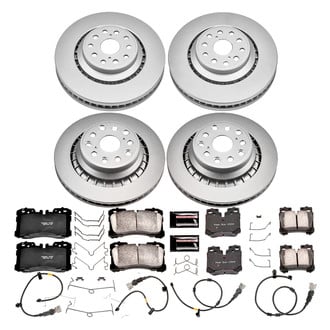 PowerStop® - Z17 Evolution Geomet® Plain Front and Rear Brake Kit
