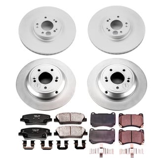 PowerStop® - Z17 Evolution Geomet® Plain Front and Rear Brake Kit
