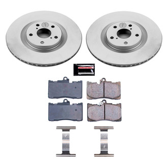 PowerStop® - Z17 Evolution Geomet® Plain Front Brake Kit