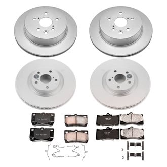 PowerStop® - Z17 Evolution Geomet® Plain Front and Rear Brake Kit