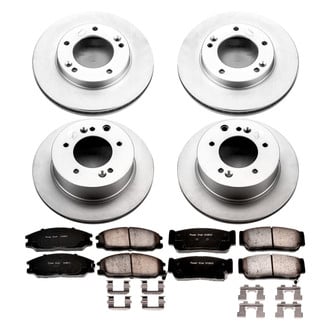 PowerStop® - Z17 Evolution Geomet® Plain Front and Rear Brake Kit
