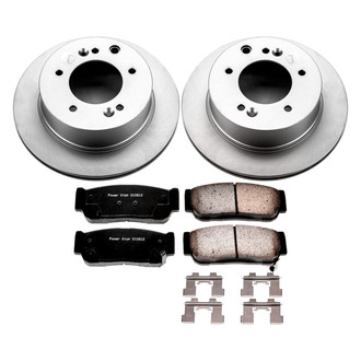 PowerStop® - Z17 Evolution Geomet® Plain Rear Brake Kit