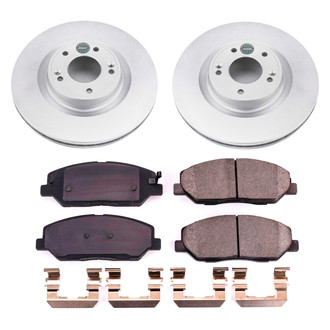 PowerStop® - Z17 Evolution Geomet® Plain Front Brake Kit