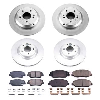 PowerStop® - Z17 Evolution Geomet® Plain Front and Rear Brake Kit