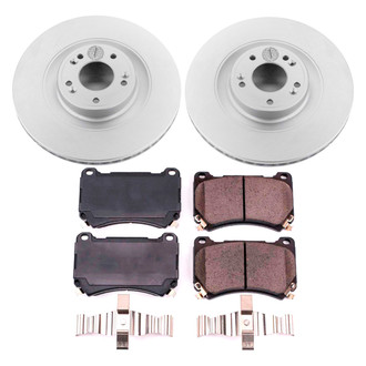 PowerStop® - Z17 Evolution Geomet® Plain Front Brake Kit