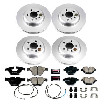 PowerStop® - Z17 Evolution Geomet® Plain Front and Rear Brake Kit