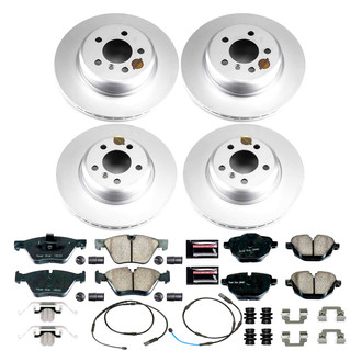 PowerStop® - Z17 Evolution Geomet® Plain Front and Rear Brake Kit