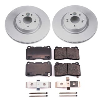 PowerStop® - Z17 Evolution Geomet® Plain Front Brake Kit