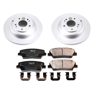 PowerStop® - Z17 Evolution Geomet® Plain Rear Brake Kit