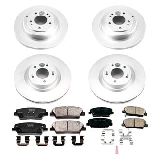 PowerStop® - Z17 Evolution Geomet® Plain Front and Rear Brake Kit