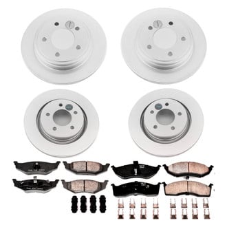 PowerStop® - Z17 Evolution Geomet® Plain Front and Rear Brake Kit