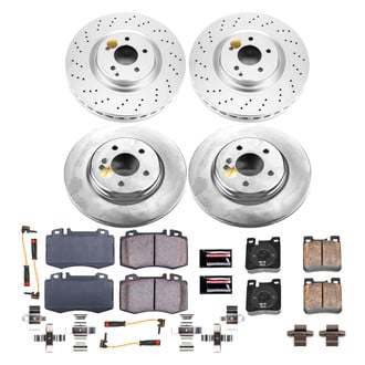 PowerStop® - Z17 Evolution Geomet® Plain Front and Rear Brake Kit