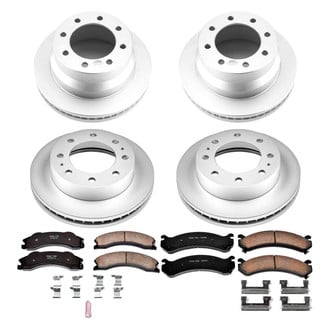 PowerStop® - Z17 Evolution Geomet® Plain Front and Rear Brake Kit