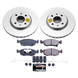 PowerStop® - Z17 Evolution Geomet® Plain Front Brake Kit