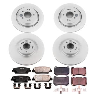 PowerStop® - Z17 Evolution Geomet® Plain Front and Rear Brake Kit