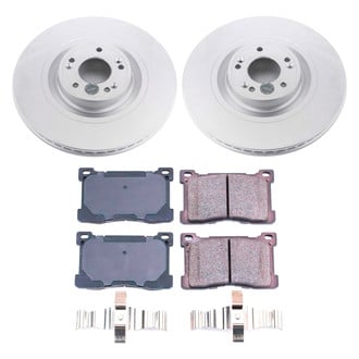 PowerStop® - Z17 Evolution Geomet® Plain Front Brake Kit