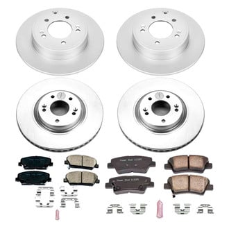 PowerStop® - Z17 Evolution Geomet® Plain Front and Rear Brake Kit
