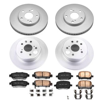 PowerStop® - Z17 Evolution Geomet® Plain Front and Rear Brake Kit