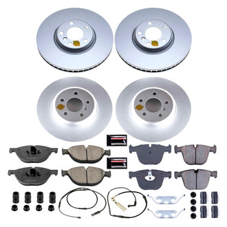 PowerStop® - Z17 Evolution Geomet® Plain Front and Rear Brake Kit