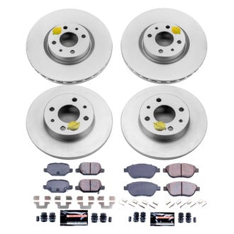 PowerStop® - Z17 Evolution Geomet® Plain Front and Rear Brake Kit