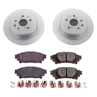 PowerStop® - Z17 Evolution Geomet® Plain Rear Brake Kit