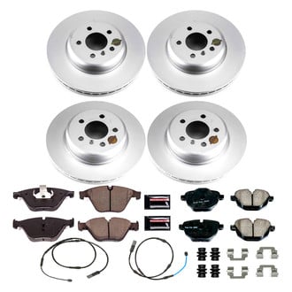 PowerStop® - Z17 Evolution Geomet® Plain Front and Rear Brake Kit