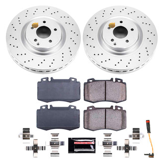 PowerStop® - Z17 Evolution Geomet® Plain Front Brake Kit