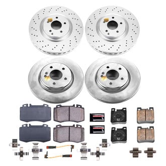 PowerStop® - Z17 Evolution Geomet® Plain Front and Rear Brake Kit