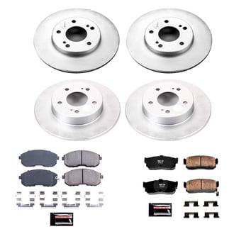 PowerStop® - Z17 Evolution Geomet® Plain Front and Rear Brake Kit