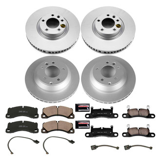 PowerStop® - Z17 Evolution Geomet® Plain Front and Rear Brake Kit