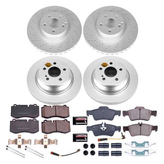 PowerStop® - Z17 Evolution Geomet® Plain Front and Rear Brake Kit