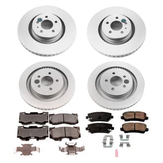 PowerStop® - Z17 Evolution Geomet® Plain Front and Rear Brake Kit