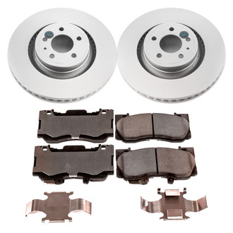 PowerStop® - Z17 Evolution Geomet® Plain Front Brake Kit