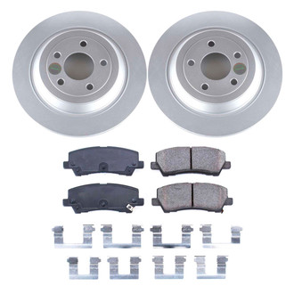 PowerStop® - Z17 Evolution Geomet® Plain Rear Brake Kit